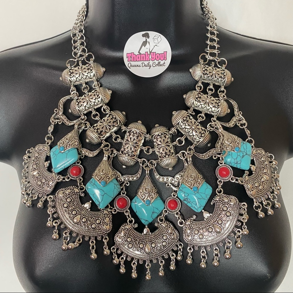 Bohemian Tribal Vintage Necklace